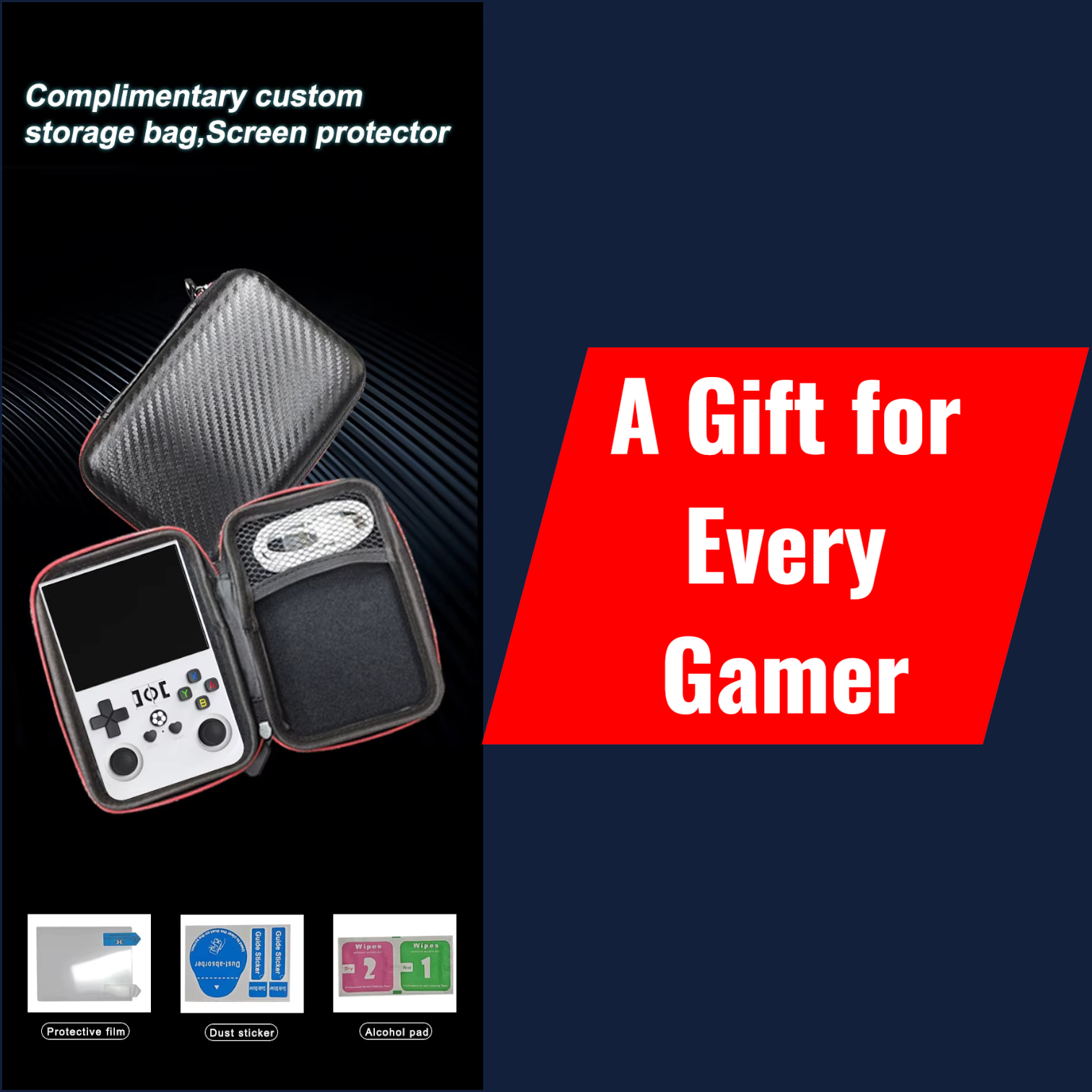 R36 Pro Retro Game Console Portatile  640×480 con Memoria da 64GB o 128GB, Uscita TV e Supporto per Giochi Arcade Classici