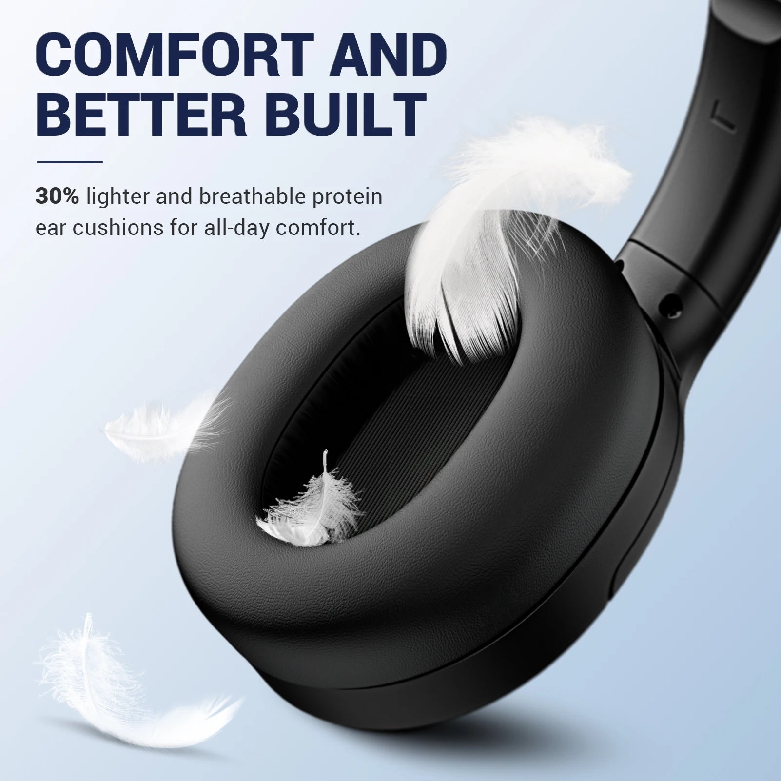 Cuffie COWIN E11 Wireless e Cablate con Controllo Attivo del Rumore, Connettività Bluetooth 5.2 e Audio Hi-Fi per un’Esperienza di Ascolto Immersiva