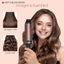 Arricciacapelli 3 in 1, spazzola lisciante, ferro arricciacapelli termico in ceramica, pettine volumizzante con doppio riscaldatore PTC, strumento professionale per lo styling riscaldato