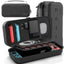 OIVO Switch Case – Borsa grande per Nintendo Switch e OLED, custodia da viaggio impermeabile, organizer protettivo antigraffio