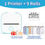 Phomemo Mini Printer – Stampante termica portatile 203 dpi, Bluetooth wireless, cavo USB incluso, stampa foto, etichette, promemoria e liste di cose da fare