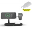 Caricabatterie wireless - Dock di ricarica rapida magnetico 3 in 1, compatibile con Qi da 15 W per iPhone, Android, Watch e auricolari