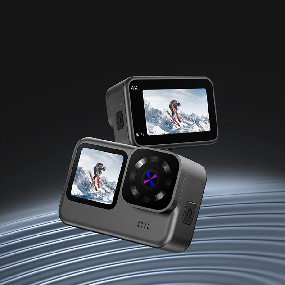 Action Camera Go 4K WiFi Anti-shake con schermo di controllo remoto, impermeabile, videocamera sportiva professionale, registrazione di guida