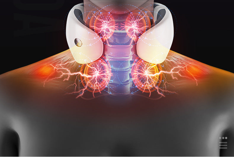 Massaggiatore per il collo – Dispositivo elettrico per cervicale e spalle con tecnologia Smart Pulse