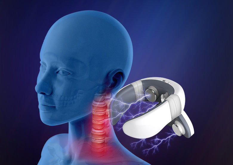 Massaggiatore per il collo – Dispositivo elettrico per cervicale e spalle con tecnologia Smart Pulse