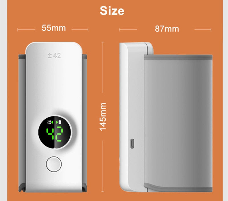 Scalda biberon portatile – Riscaldatore con ricarica USB per temperatura costante e compatibilità universale con i biberon