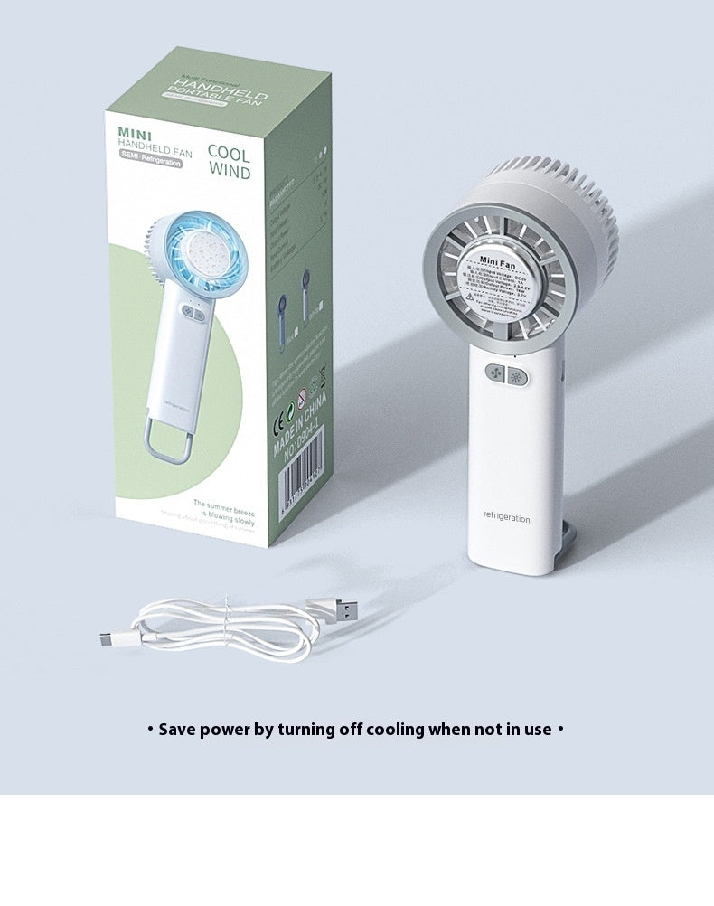 Mini Turbo Fan – Ventilatore portatile per il raffreddamento del ghiaccio con motore brushless e condotto a getto ad alta velocità