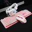 Set combinato da gioco: tastiera, mouse e cuffie luminose cablate USB per PC desktop