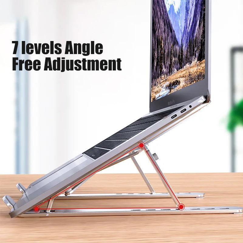 Supporto ergonomico per laptop – Base pieghevole in alluminio per notebook