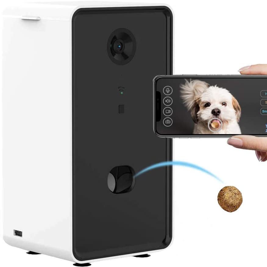 Giocattolo Smart Feeder – Distributore di snack interattivo con telecamera HD per animali domestici