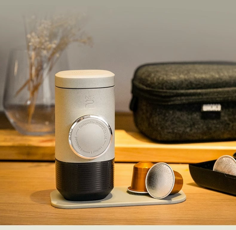 Macchina per caffè espresso – Macchina manuale a capsule per la preparazione portatile