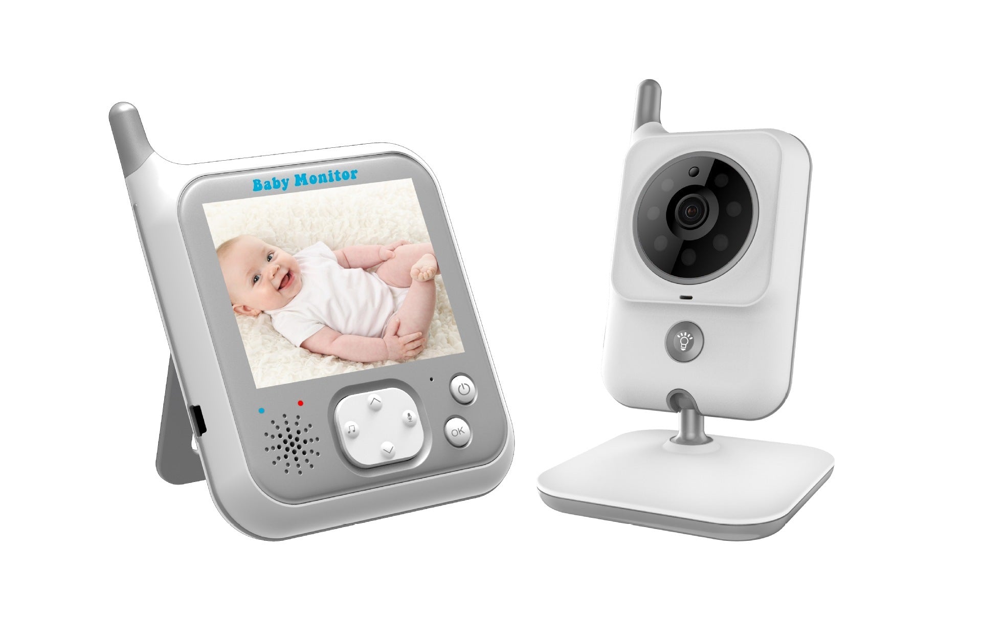 Baby Monitor Wireless Video Camera with Color Display, Portable & Night-Friendly for Newborn Care