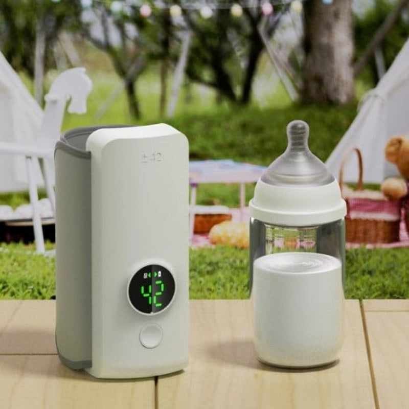 Scalda biberon portatile – Riscaldatore con ricarica USB per temperatura costante e compatibilità universale con i biberon