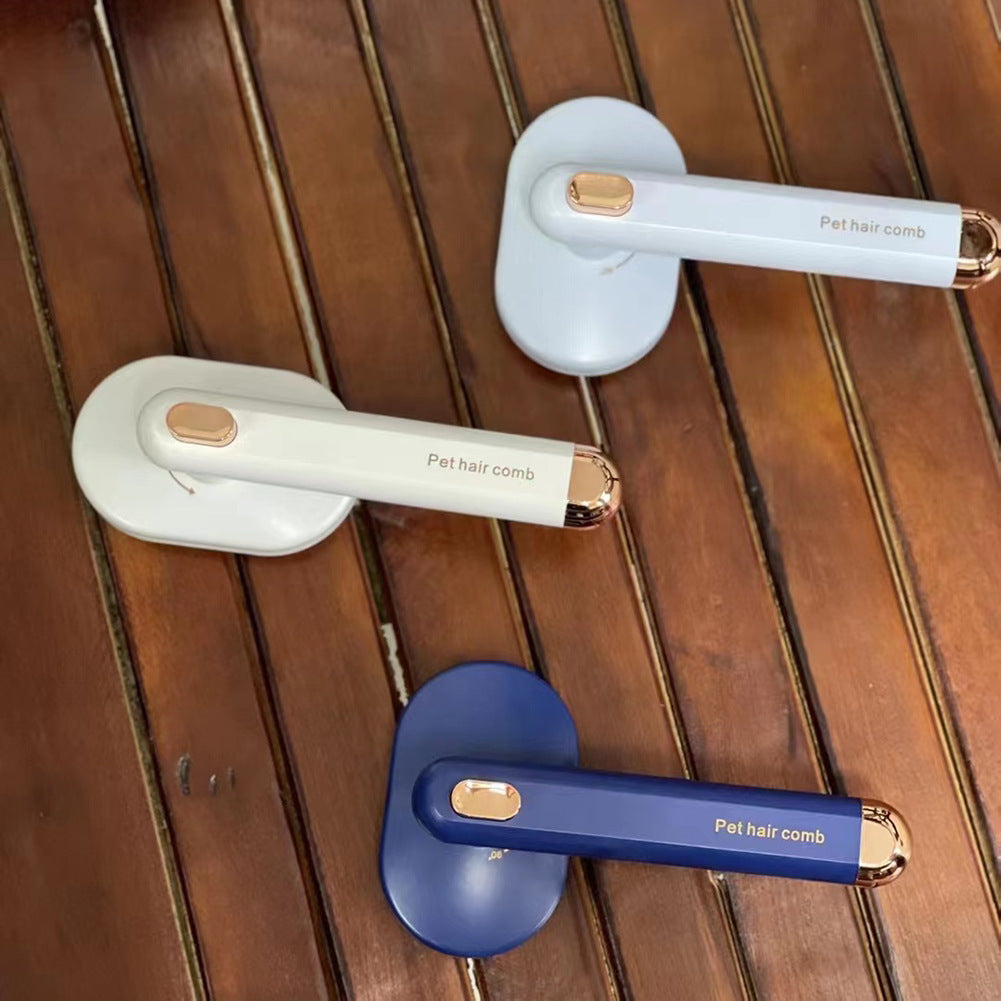 Spazzola per la toelettatura degli animali domestici - Spazzola autopulente per cani e gatti, strumento per la rimozione dei peli galleggianti e per la cura quotidiana del pelo