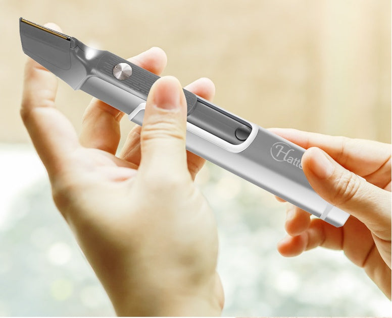 Tagliacapelli per il corpo - Rasoio USB retrattile e strumento di toelettatura portatile per uomo