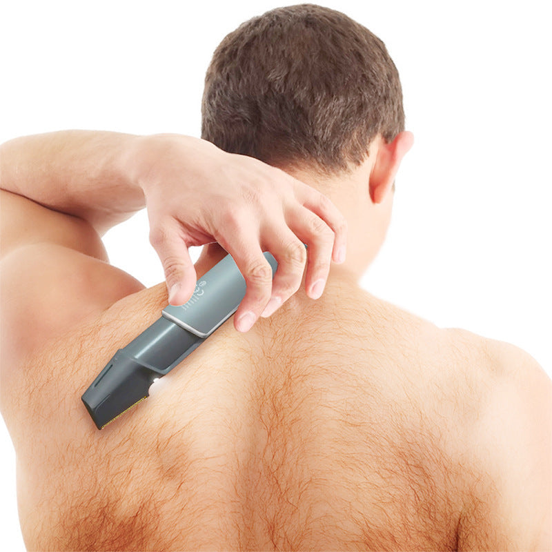 Tagliacapelli per il corpo - Rasoio USB retrattile e strumento di toelettatura portatile per uomo