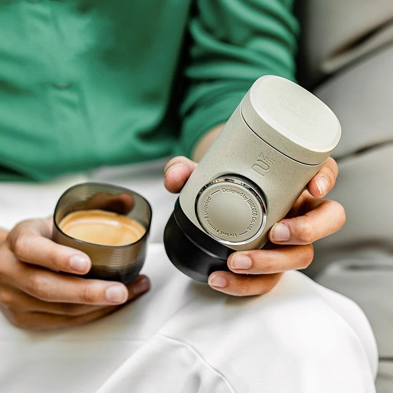 Macchina per caffè espresso – Macchina manuale a capsule per la preparazione portatile