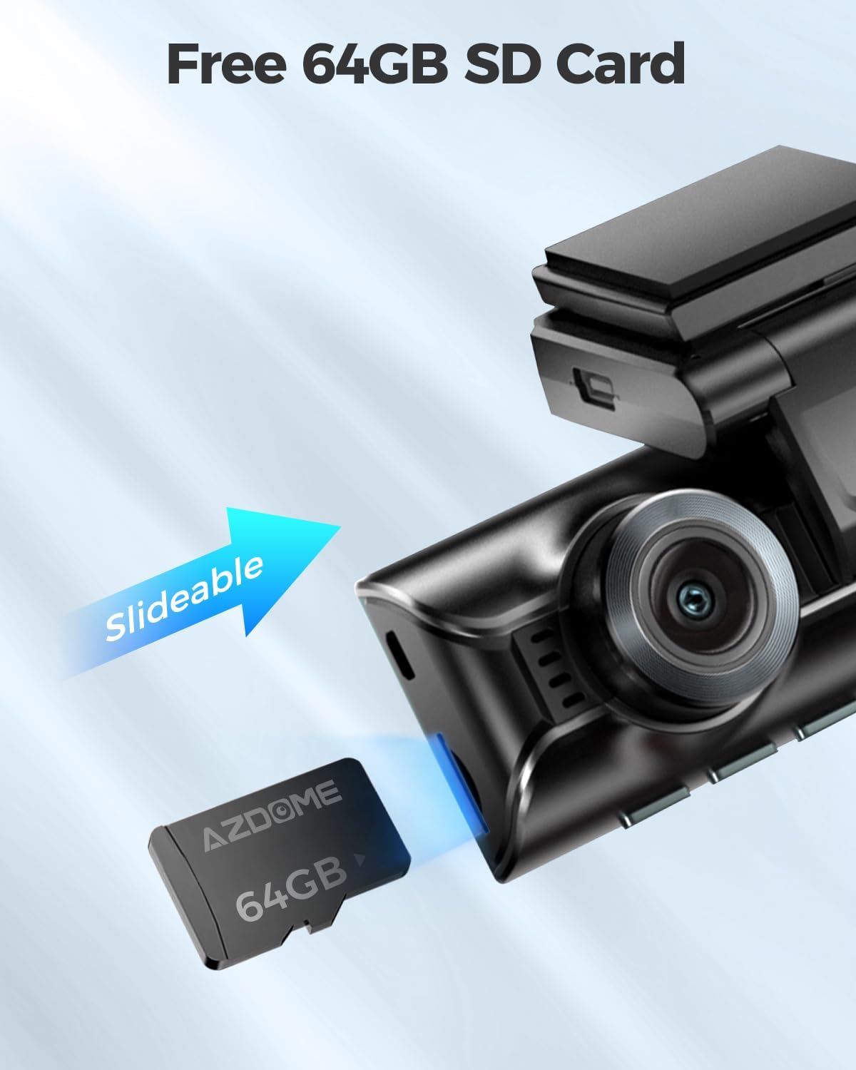 Car Dash Camera – GS63 4K Dual Lens with GPS