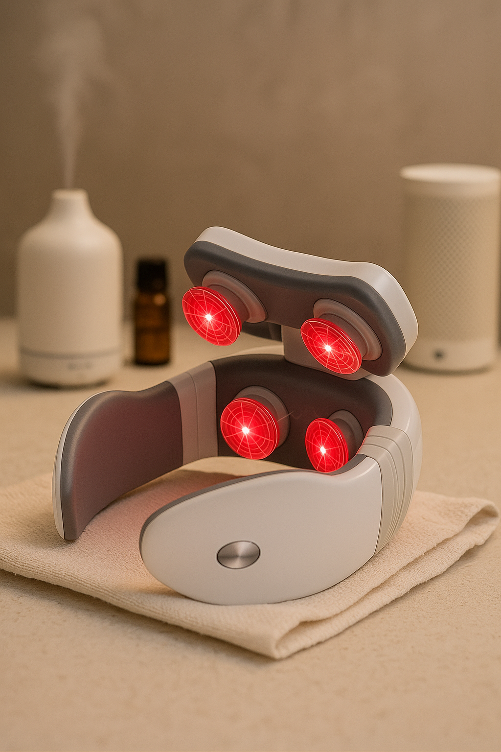 Massaggiatore per il collo – Dispositivo elettrico per cervicale e spalle con tecnologia Smart Pulse