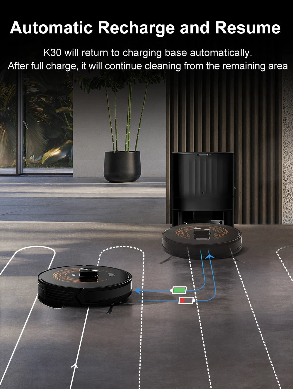 Smart Life Tuya – Robot aspirapolvere con app intelligente e telecomando