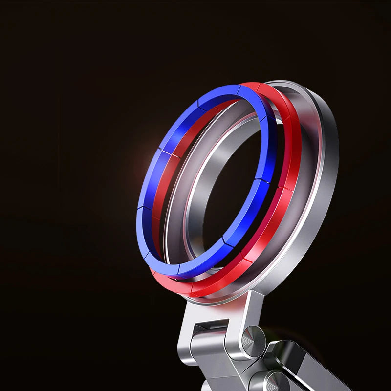 Trepiede Magnetico Pieghevole con Rotazione a 360°, Supporto Tascabile Compatibile con iPhone e Smartphone MagSafe