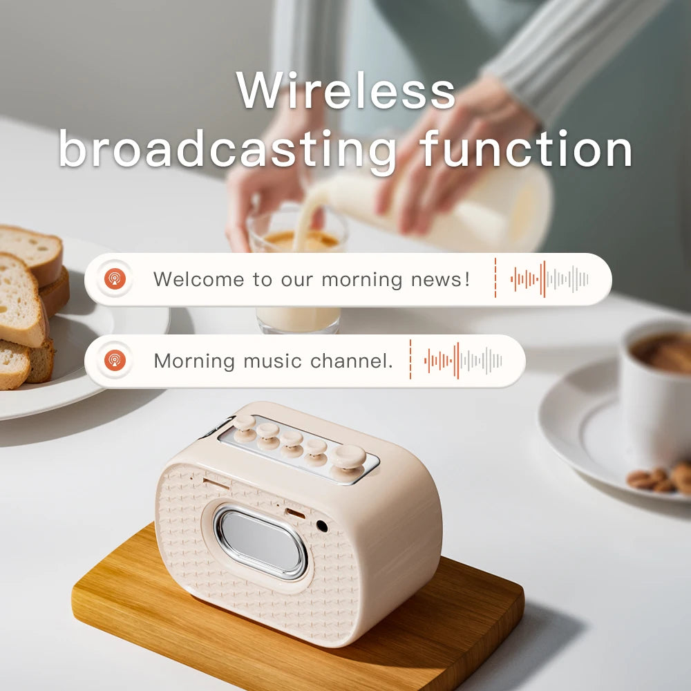 Blueteck Sleep Speakers – Altoparlante Bluetooth multifunzione per computer e telefoni cellulari, design di nuovo stile