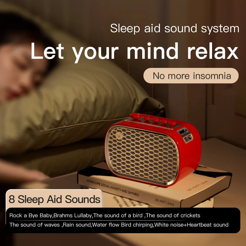 Blueteck Sleep Speakers – Altoparlante Bluetooth multifunzione per computer e telefoni cellulari, design di nuovo stile