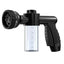 Pet Shower Nozzle 3 Mode Adjustable Multi-Use Dog Shower Gun with Hose, Foam Soap Sprayer for Pet Bath, Car Wash and Cleaning Tools