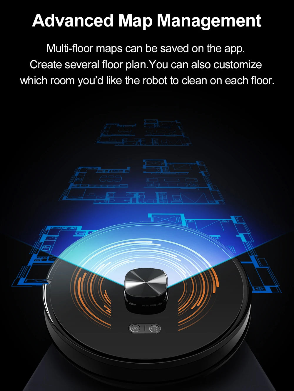Smart Life Tuya – Robot aspirapolvere con app intelligente e telecomando