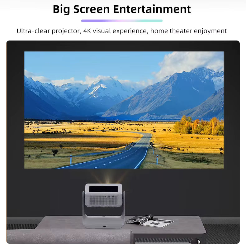 Proiettore doppio YDH-C3 – 30-180 pollici, 1080P, supporto 4K, Android 9, 2.4G/5G WiFi6, business e istruzione, 800 lumen