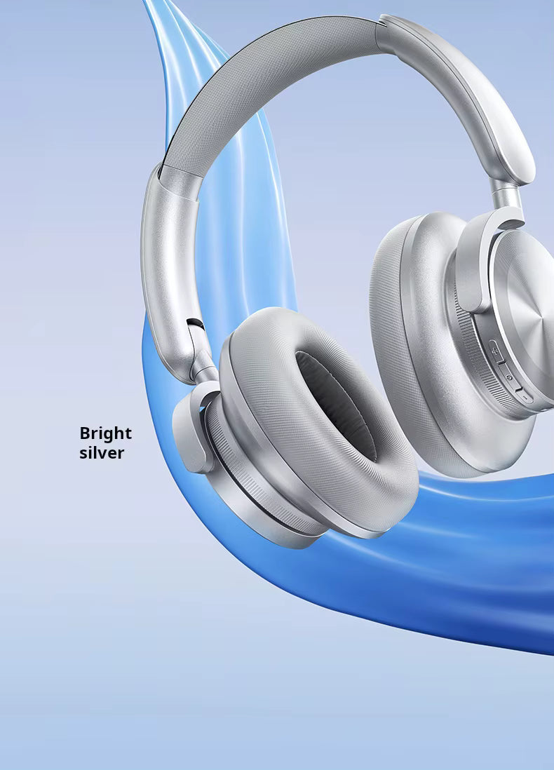 TOURACE H60 Headphones Active Noise Cancelling Wireless Earphones with LED, Metallic Finish, Sweatproof Sports Design and Long Battery Life
