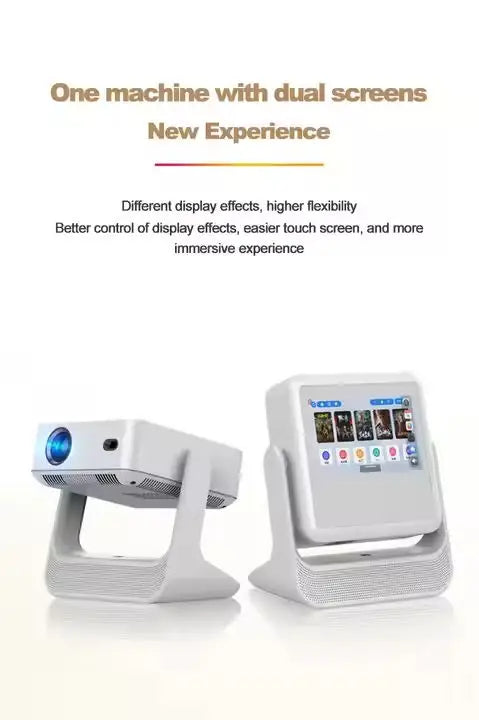 Proiettore doppio YDH-C3 – 30-180 pollici, 1080P, supporto 4K, Android 9, 2.4G/5G WiFi6, business e istruzione, 800 lumen