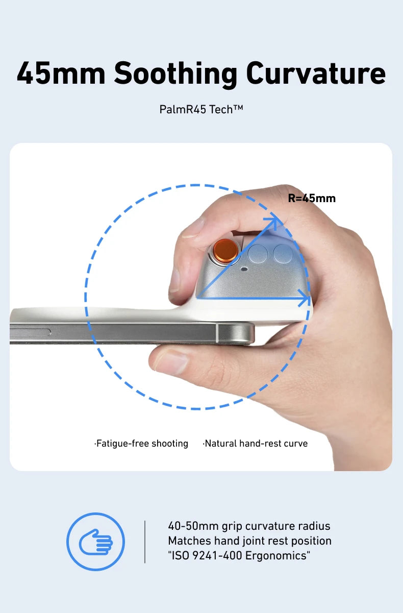 Supporto magnetico per telefono TELESIN Camera Grip con ausilio per riprese e telecomando per dispositivi iPhone e Android