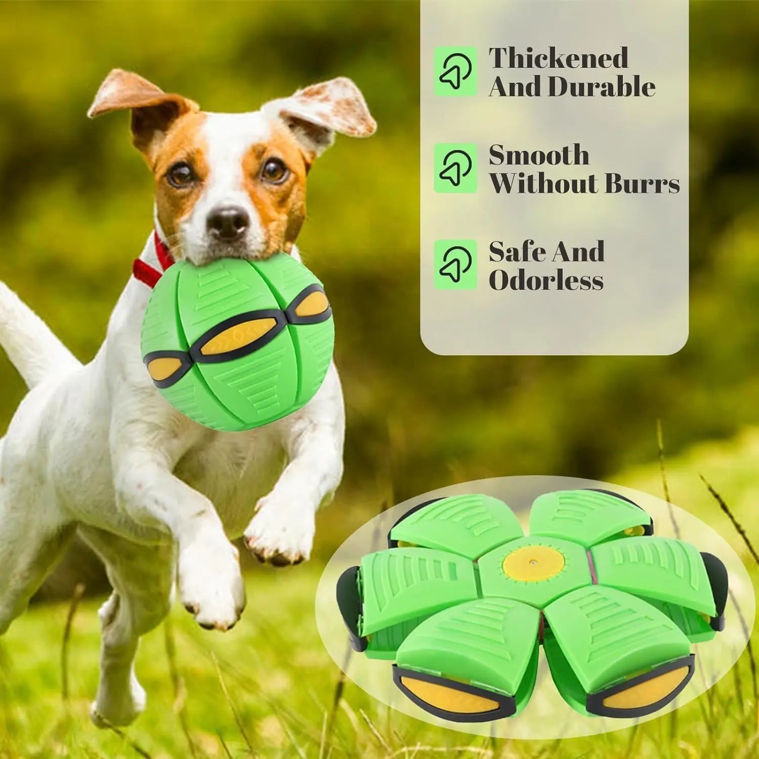 Transformable Flying Ball Magic Ventilation Toy for Kids, Outdoor & Indoor Play, Parent-Child Fun, Elastic Pet Toy