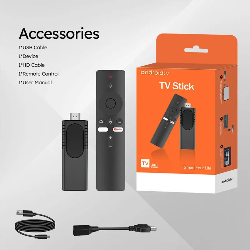 MX10-F3 TV Stick – Android 11 4K con All Winner H313, WiFi Dual-Band 2.4G/5G, 2 GB di RAM, 16 GB di spazio di archiviazione, alternativa TV Box a Fire Stick