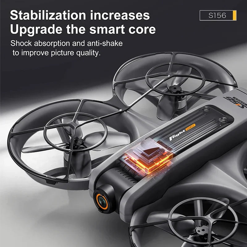Drone Xiaomi S156 – Telecamera professionale 8K, FPV WiFi 5G, telecomando con schermo, quadricottero per evitare gli ostacoli