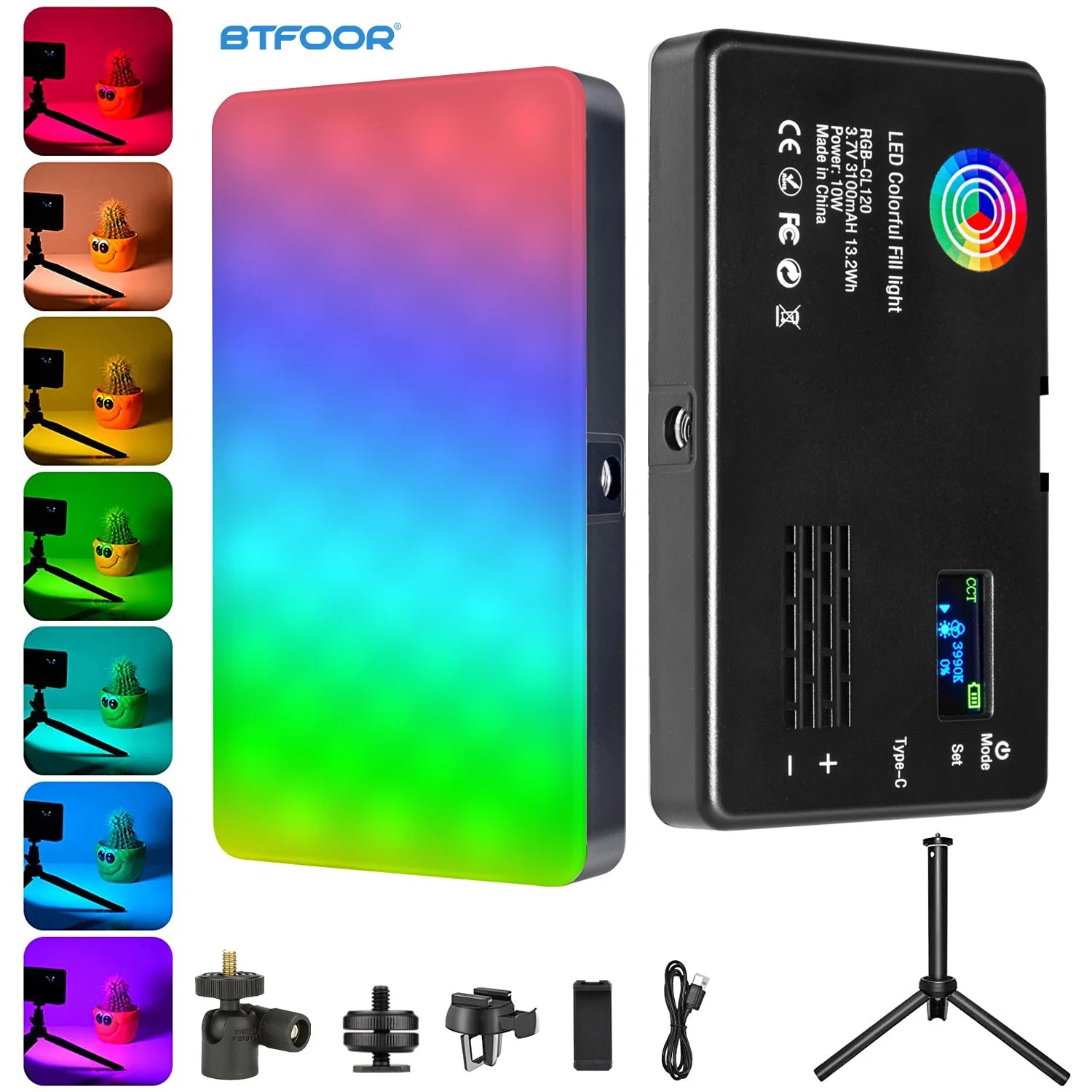 #Color=Black With Mini Tripod,Nero Con Mini Treppiede