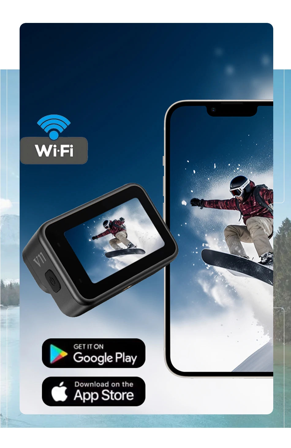 Action Cam CERASTES – V11 5K/4K60FPS Wi-Fi Impermeabile Sport Cam con Anti-Shake, Telecomando, Doppio Schermo e Registrazione Pro Drive