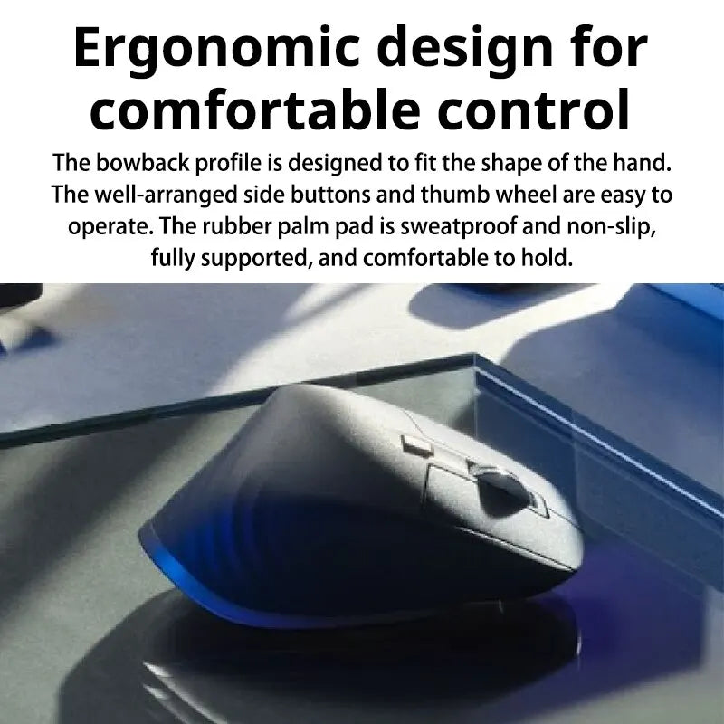 Mouse wireless Logitech – Mouse ergonomico Bluetooth MX Master 3S con controllo multi-dispositivo e flusso di lavoro multi-schermo per laptop e desktop
