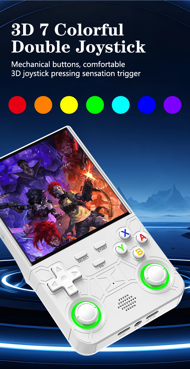 Console R36 – Ultra Retro Handheld, display da 4,0", sistema Linux open source, 128 GB di spazio di archiviazione, lettore di videogiochi portatile