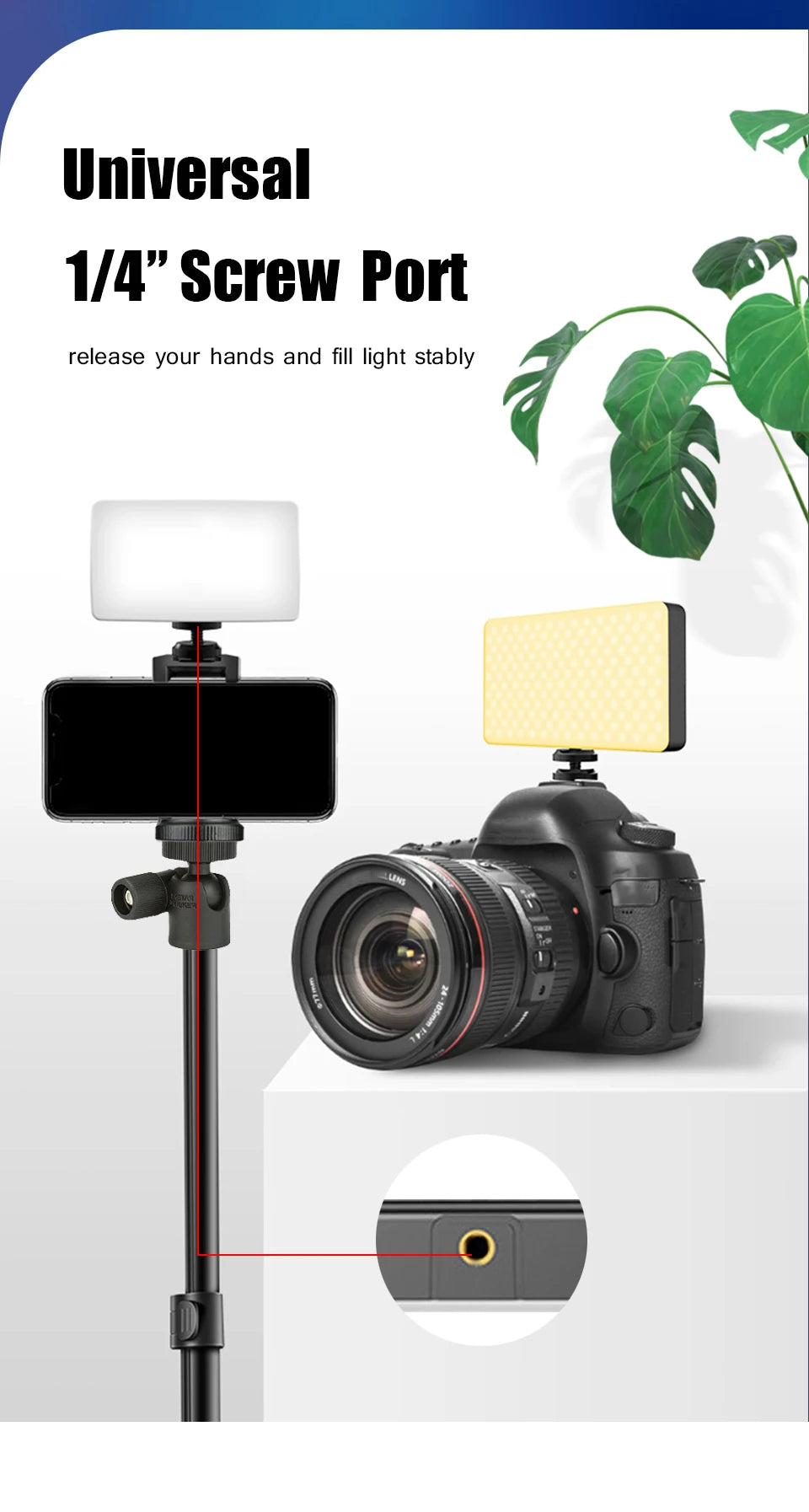 Pannello LED BTFOOR – Luce video RGB con display LCD, CRI95+, temperatura colore 2500–9000K, attacco slitta fredda per vlogging, streaming live, DSLR