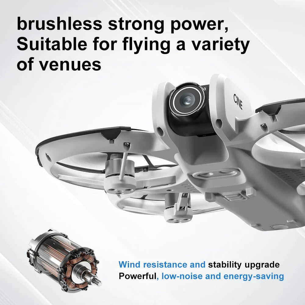 Xiaomi Mijia Drone – MINI V666 Quadricottero con telecamera 4K/8K, WiFi 5G, evitamento ostacoli, motori brushless, mantenimento dell'altitudine, modalità senza testa, drone professionale RC