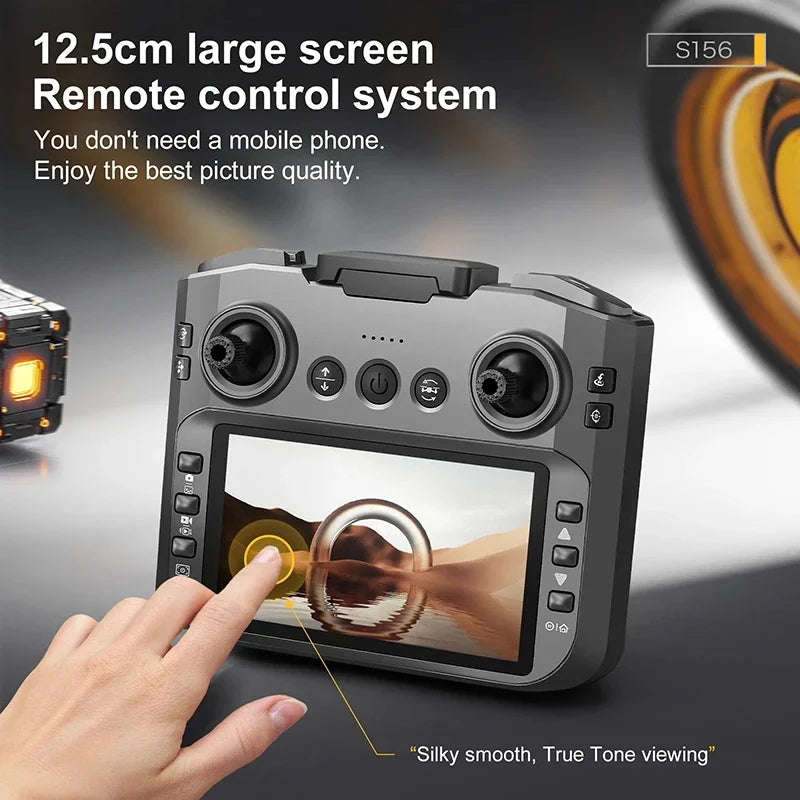 Drone Xiaomi S156 – Telecamera professionale 8K, FPV WiFi 5G, telecomando con schermo, quadricottero per evitare gli ostacoli