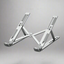 Supporto portatile in alluminio per laptop - Supporto pieghevole per notebook per MacBook, PC e altro