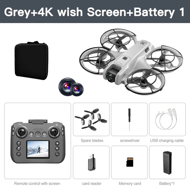 #Color=Grey 4k 1 Battery,Grigio 4k 1 Batteria