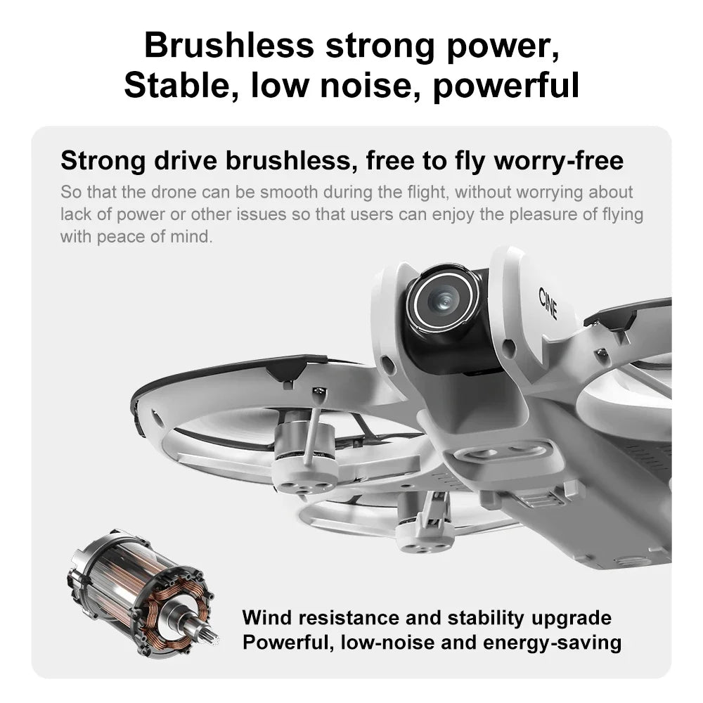 Xiaomi Mijia Drone – MINI V666 Quadricottero con telecamera 4K/8K, WiFi 5G, evitamento ostacoli, motori brushless, mantenimento dell'altitudine, modalità senza testa, drone professionale RC