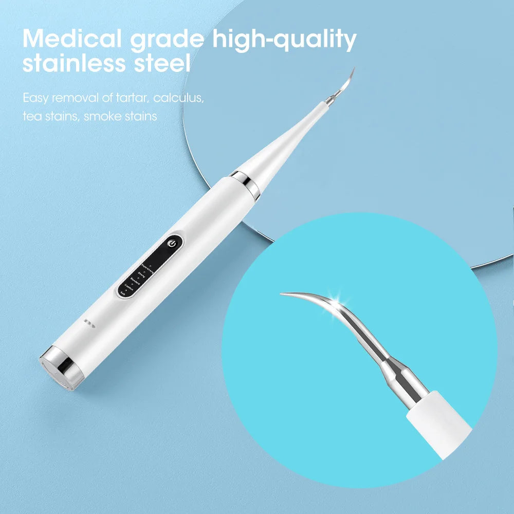 Kit Igiene Orale Sonico 2 in 1, Ablatore e Spazzolino Elettrico per Pulizia Profonda - Rimozione di Tartaro, Placca e Macchie