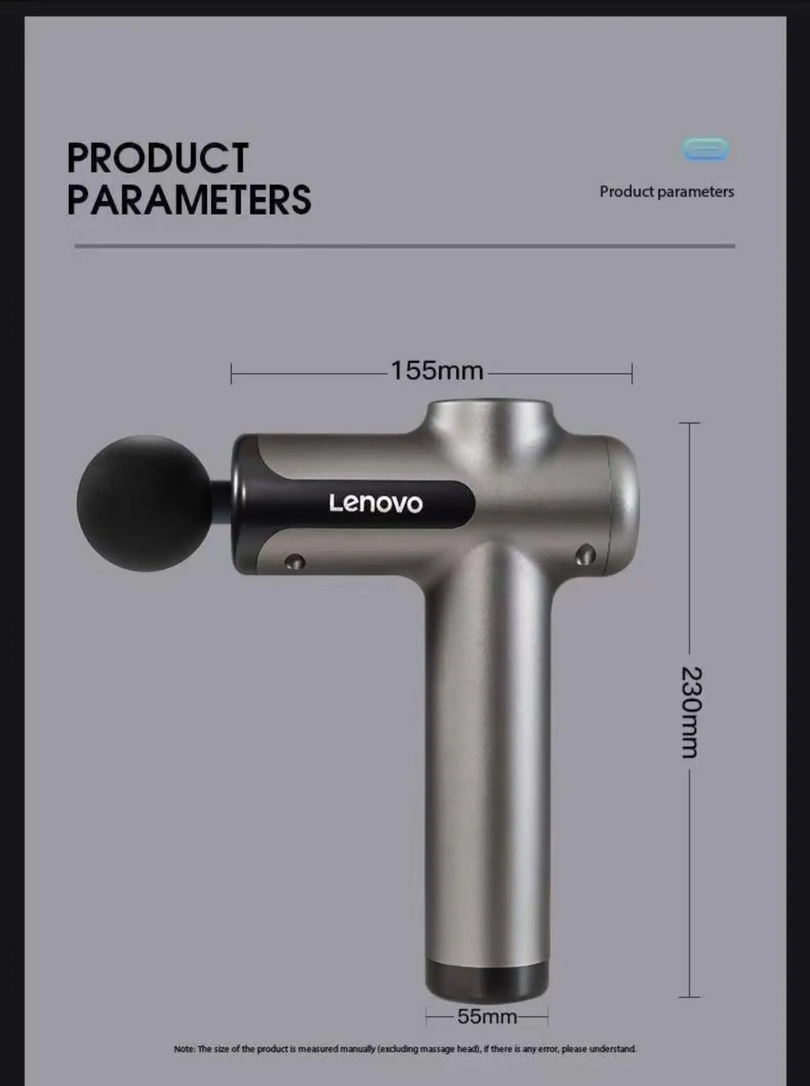 Lenovo Professional-Grade Fascia Gun –  Deep Soreness and Stiffness Relief