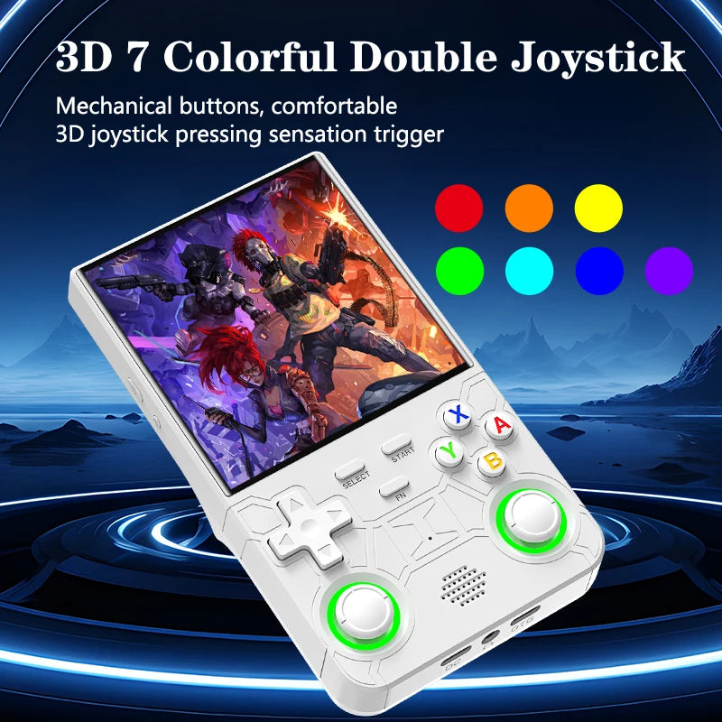Console R36 – Ultra Retro Handheld, display da 4,0", sistema Linux open source, 128 GB di spazio di archiviazione, lettore di videogiochi portatile