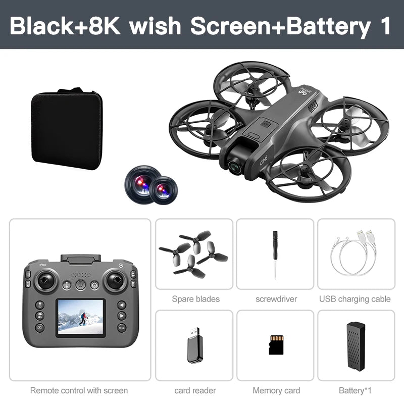 #Color=Black 8k 1 Battery,Nero 8k 1 Batteria